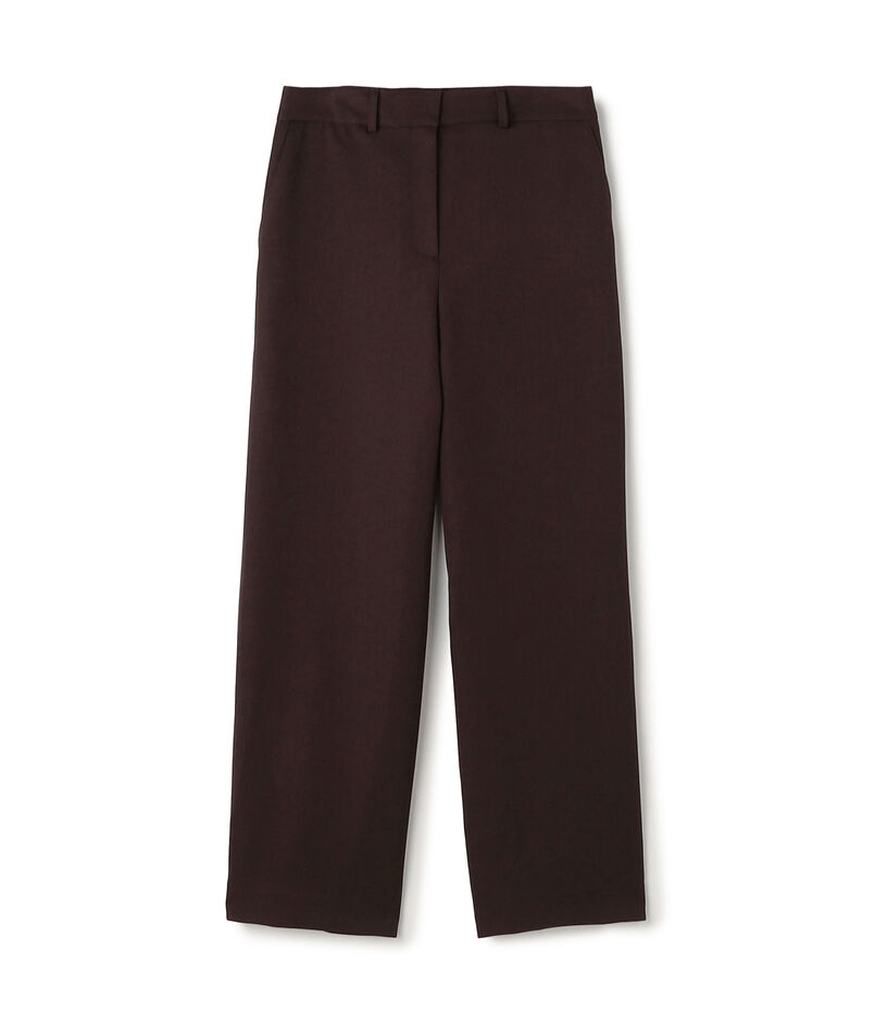 パウダリーストレッチツイル セミワイドパンツ