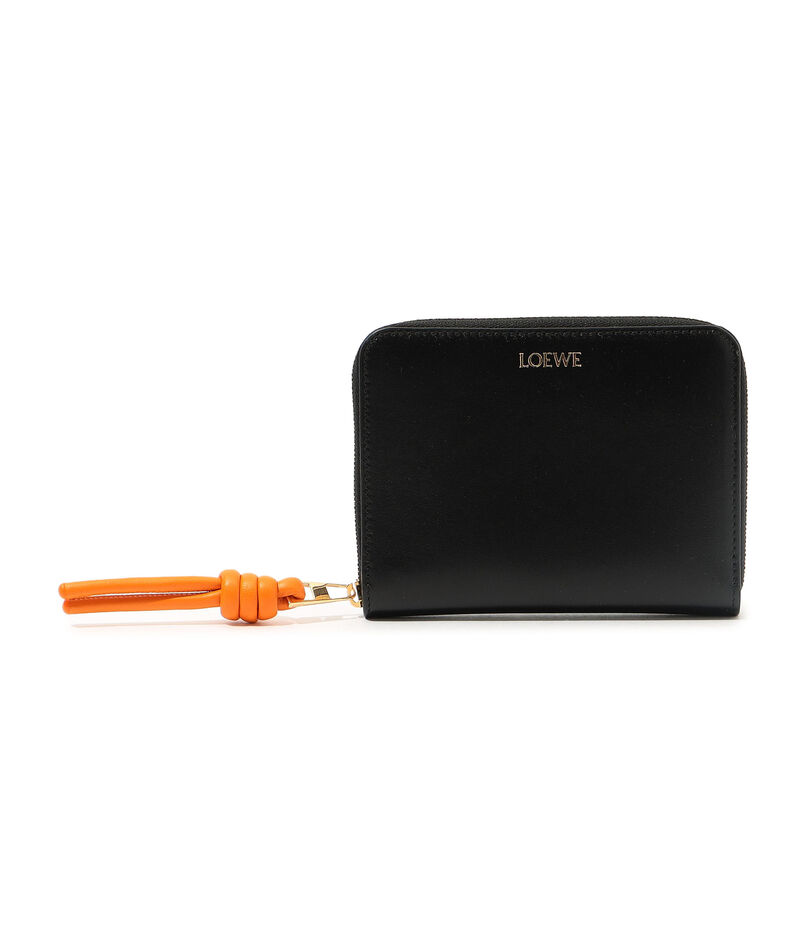 LOEWE ノットコンパクトジップウォレット