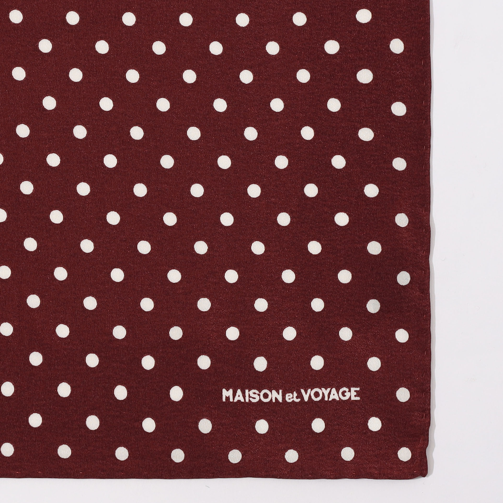 激安 et MAISON VOYAGE 4mmドットスカーフ｜トゥモローランド シルク その他