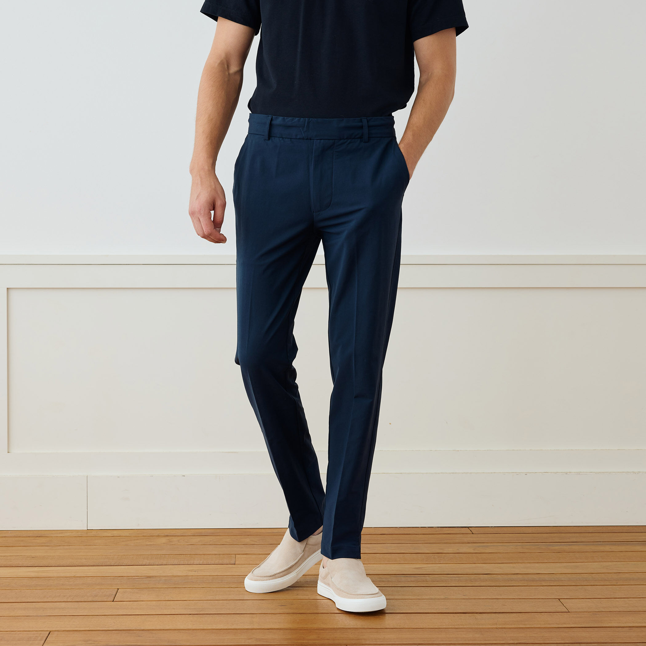 【新品】JAMES PERSE 23AWコットンナイロンストレッチ スリムパンツ コットンナイロンストレッチ スリムパンツ MHPC1357