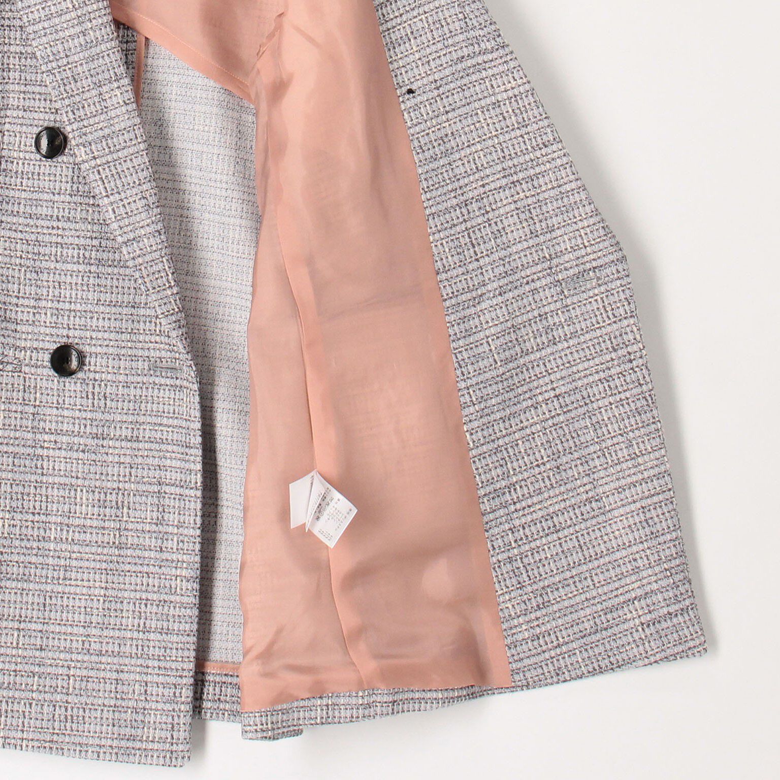 ラメツイード ダブルブレストジャケット｜トゥモローランド 公式通販