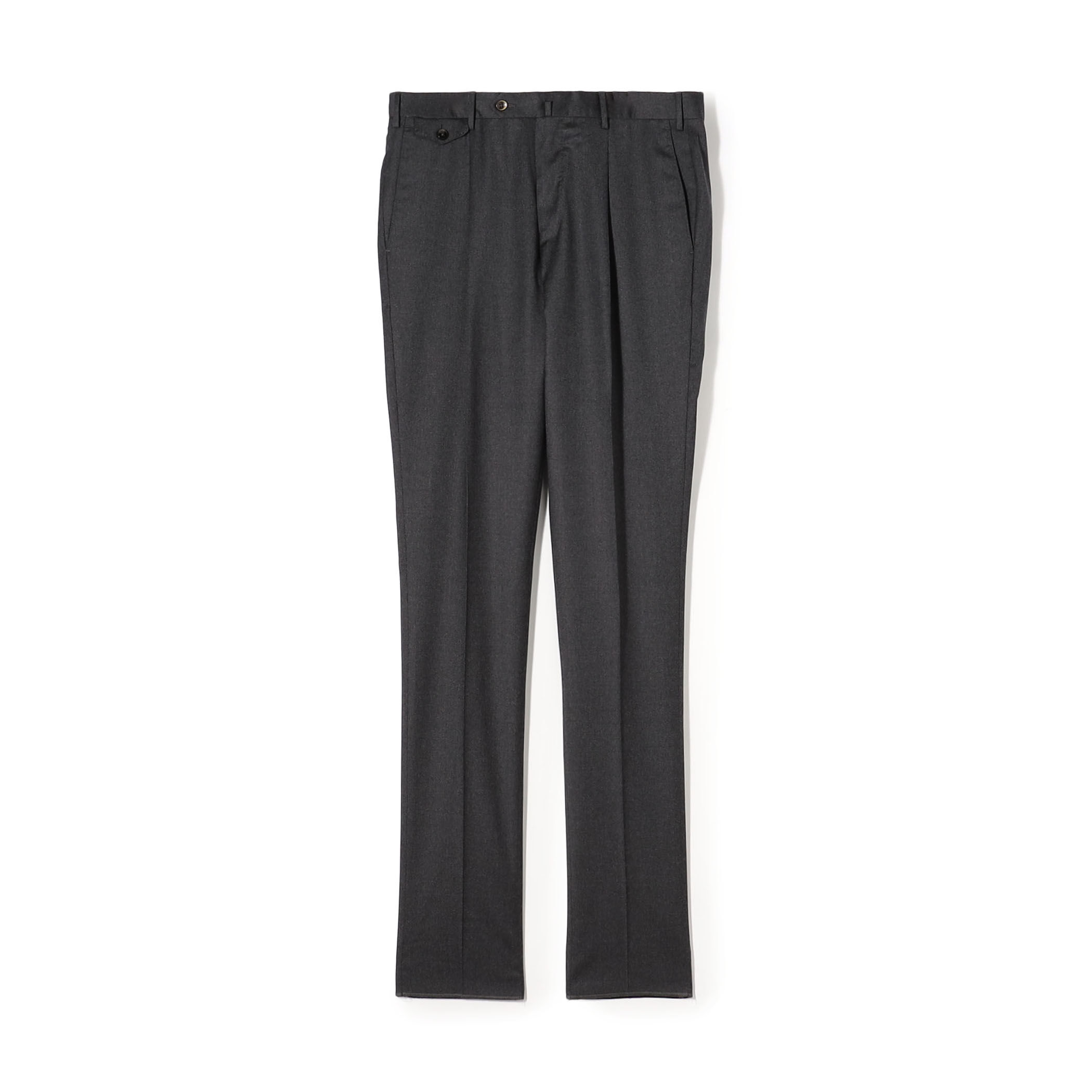 PT TRINO GENTS ウールストレッチ 1プリーツスラックス