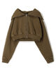 entire studios CROPPED FULL ZIP フーディー