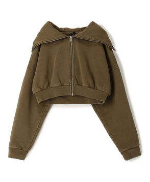 entire studios CROPPED FULL ZIP フーディー