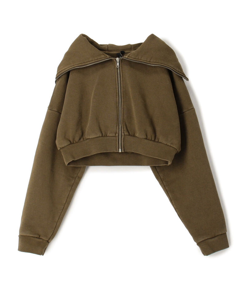 entire studios CROPPED FULL ZIP フーディー