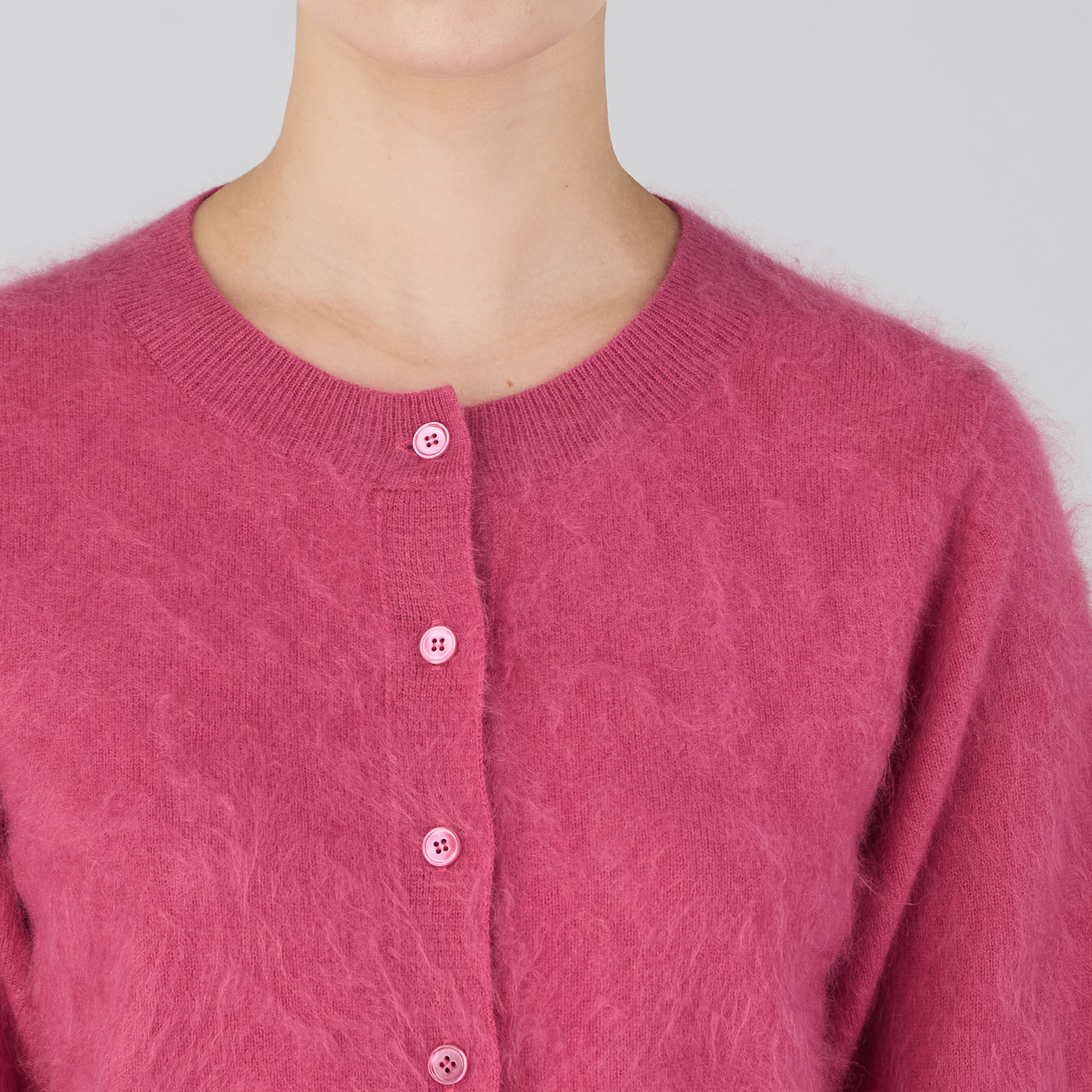 専用★DES PRES トゥモローランド　ウールカシミヤボリューム袖カーディガン DES PRES（デプレ） カーディガン フォックスカシミヤ クルーネック