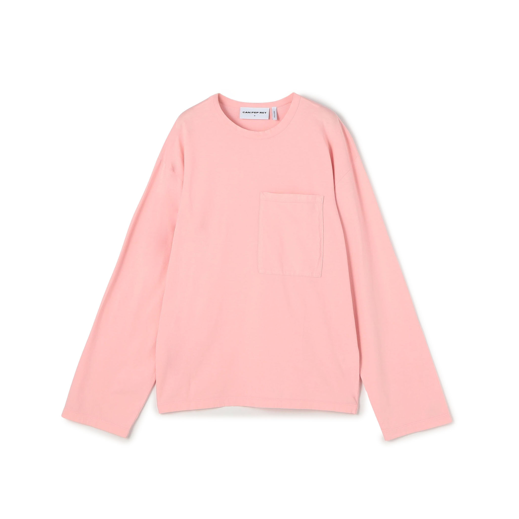 tシャツ CAN PEP REY UNISEX T-SHIRT L/S コットン ロングスリーブTシャツ レディース CAN PEP REY UNISEX T-SHIRT L/S コットン ロングスリーブT