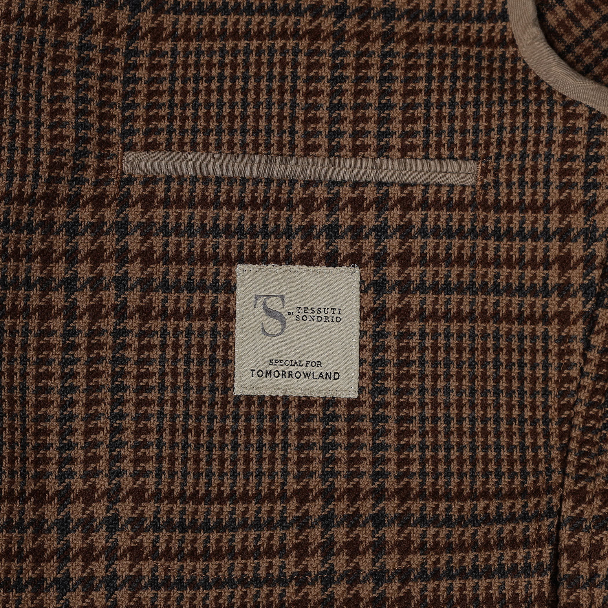 □ウールコットン シングルブレステッド3Bジャケット SONDRIO