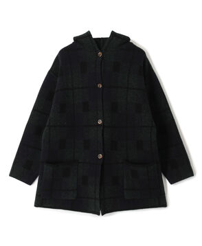 【別注】V::room タータンチェック フーデッドコート