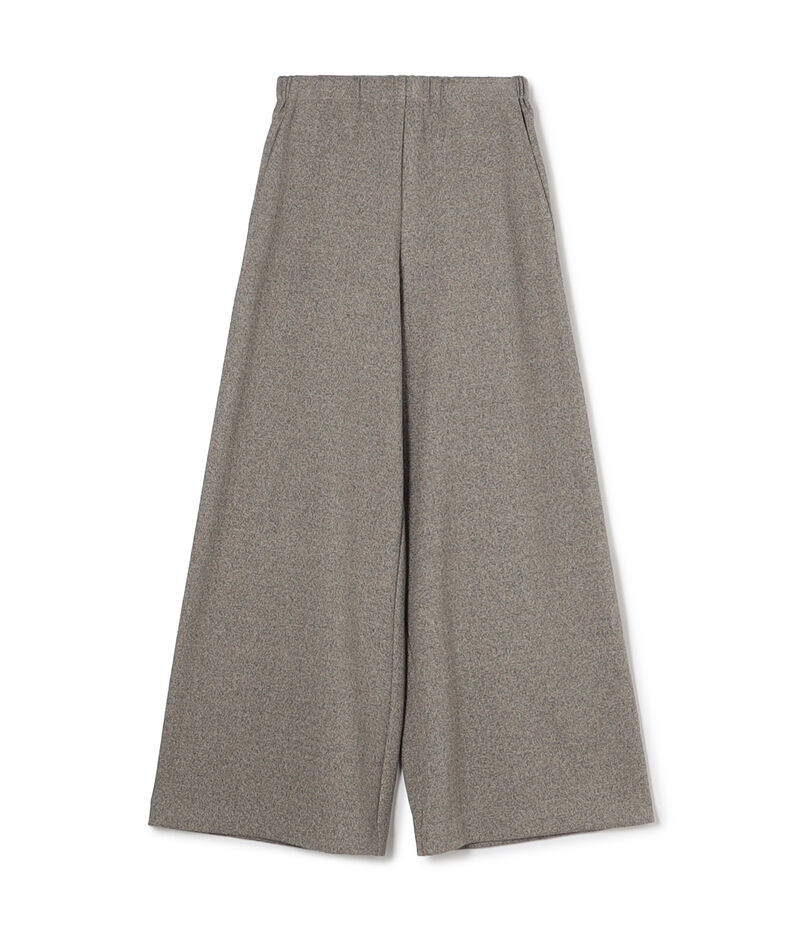 メランジジャージー ワイドリラックスパンツ