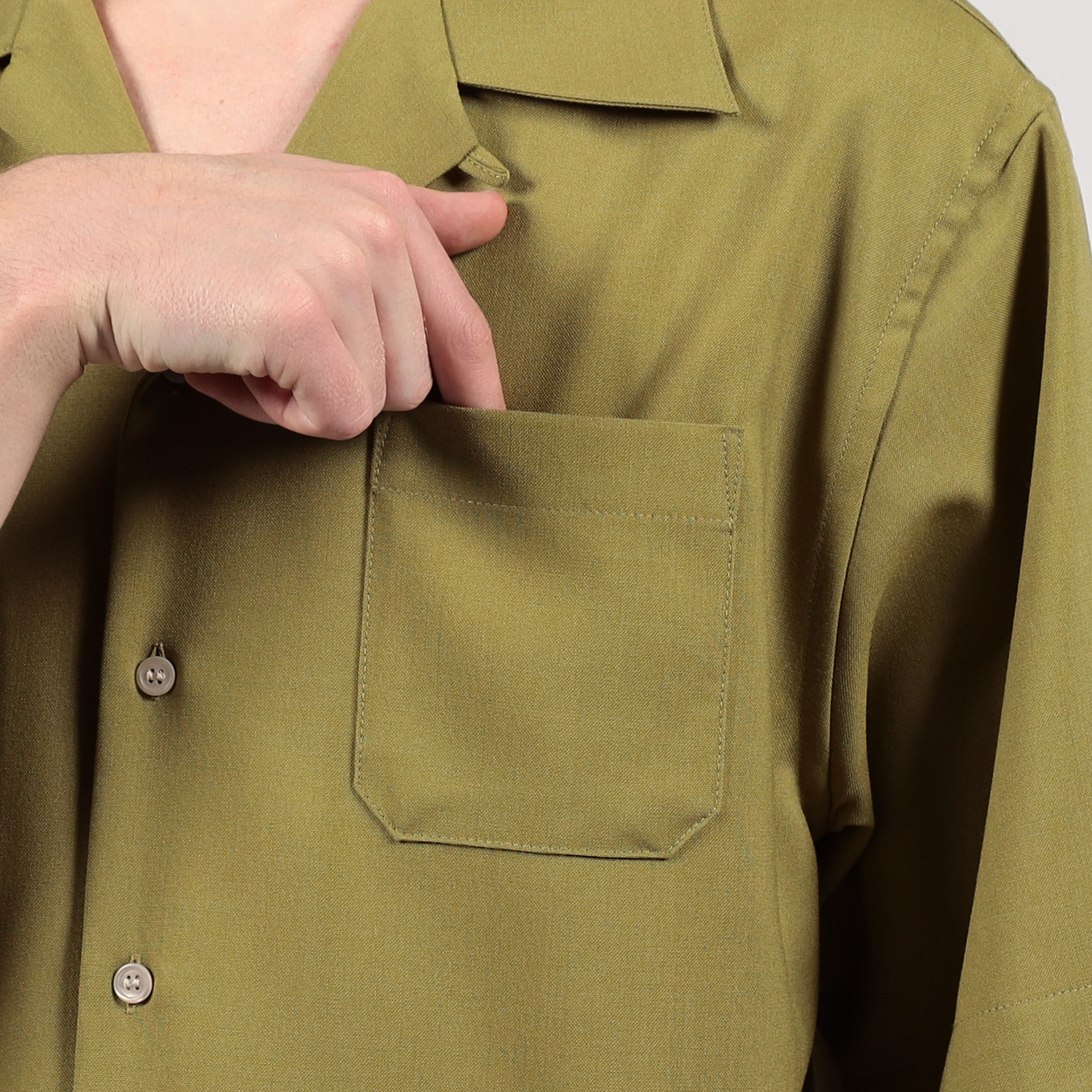 MARNI ウール オープンカラーシャツ｜トゥモローランド 公式通販