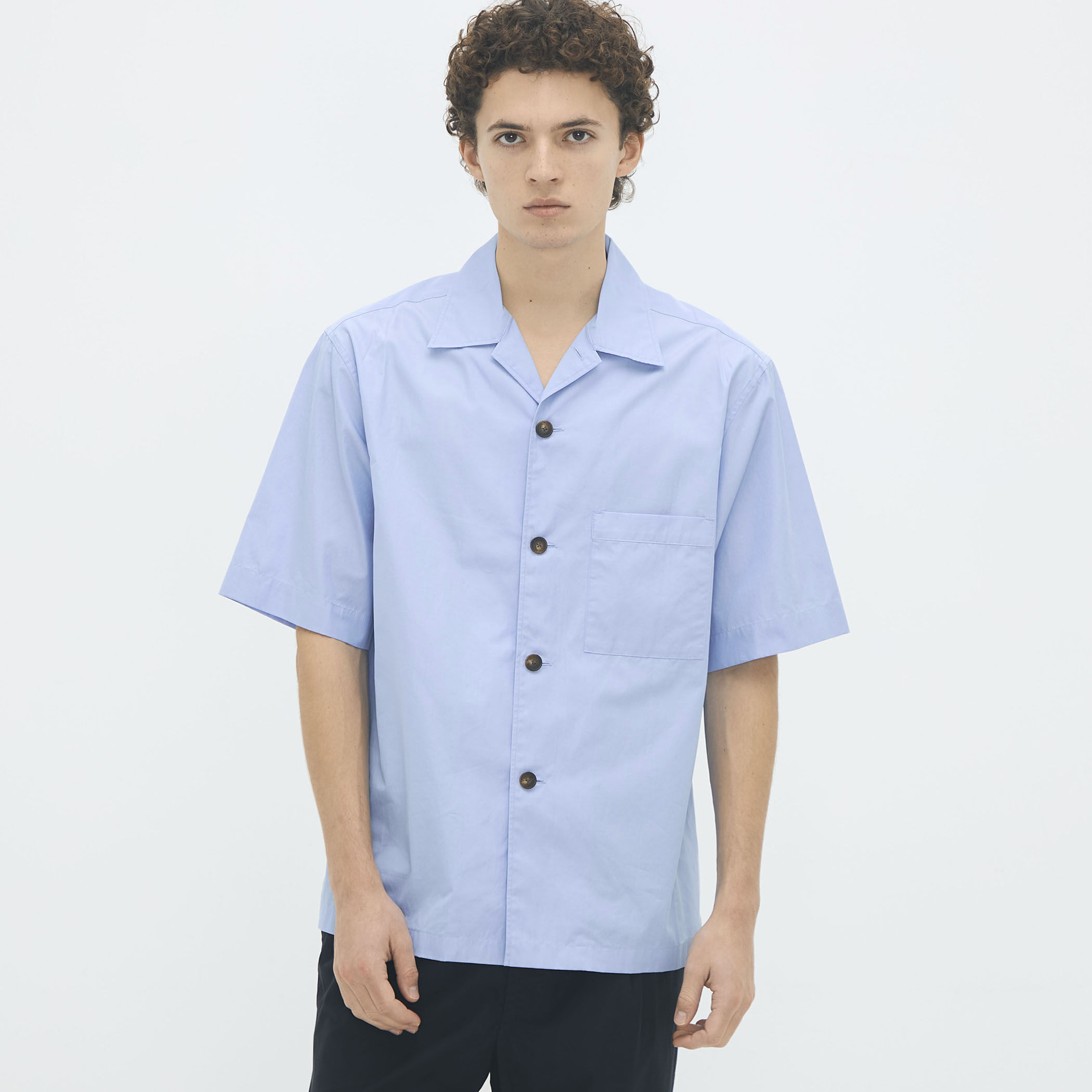 CABaN シャトルポプリン 2-wayオープンカラーシャツ｜トゥモローランド