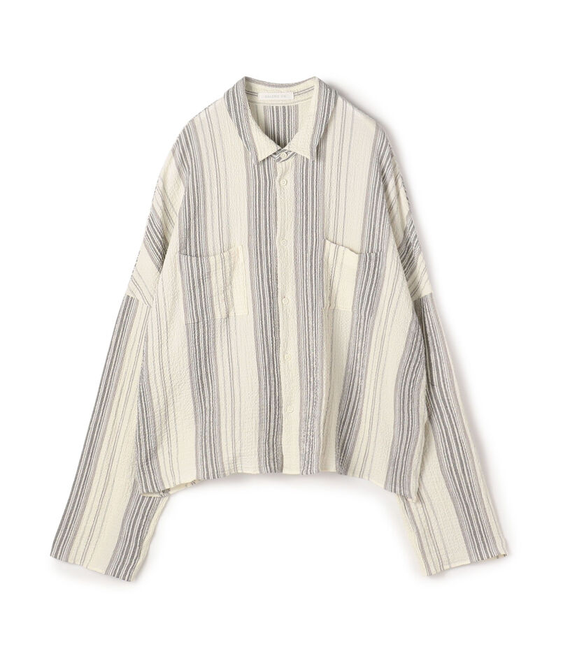 エアリーサッカー ワイドフィットシャツ