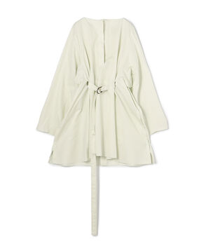 スビンコットン ボリュームベルテッドチュニック