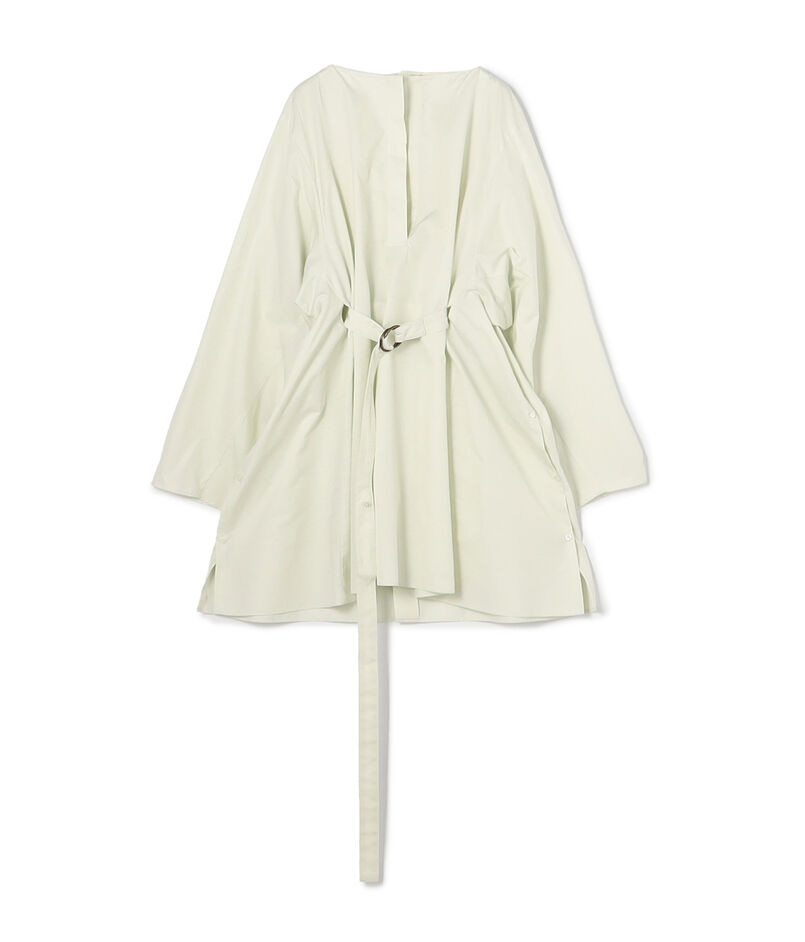 スビンコットン ボリュームベルテッドチュニック