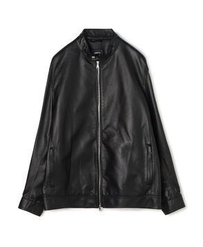【別注】 EMMETI ラムレザー シングルライダースブルゾン