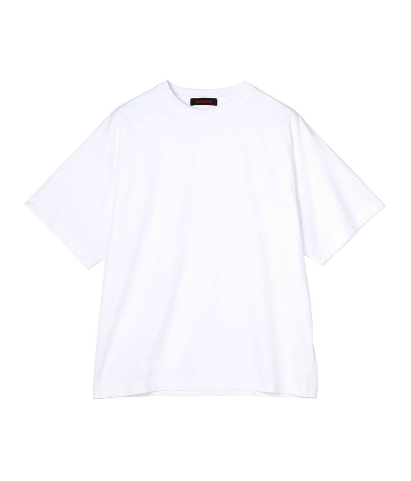 CABaN コットン ドロップショルダークルーネックプルオーバー