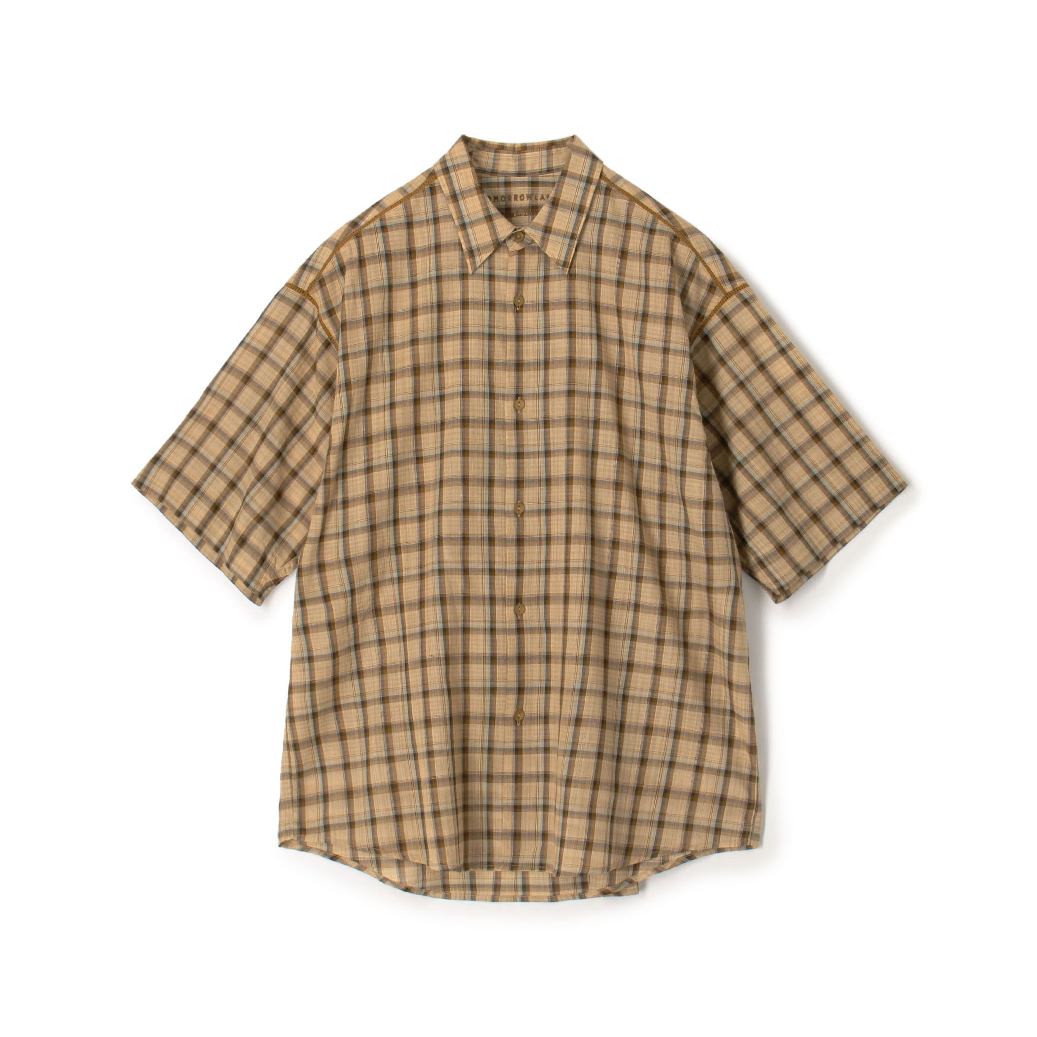 TOMORROWLAND collection　チェック柄長袖シャツ　晩夏初秋 TOMORROWLAND collection チェック柄長袖シャツ 晩夏初秋 - メルカリ