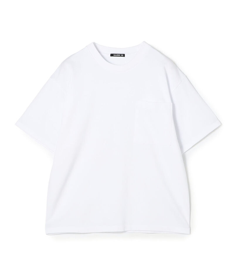 コットン吊り天竺 ハーフスリーブプルオーバー