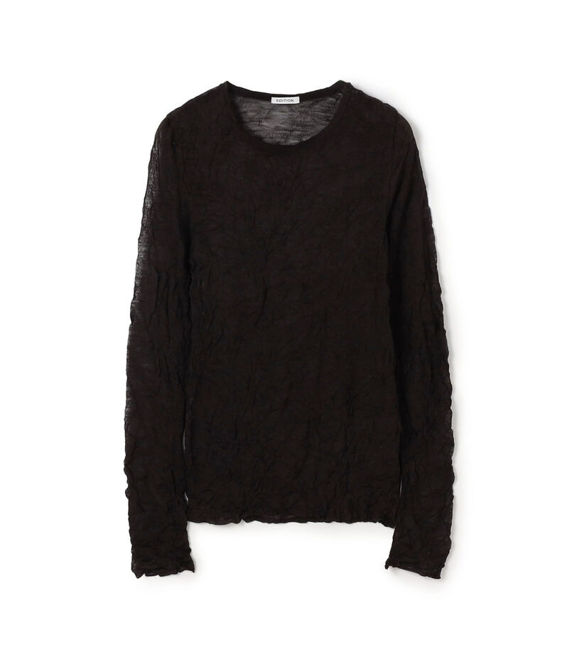 プリーツニット プルオーバー