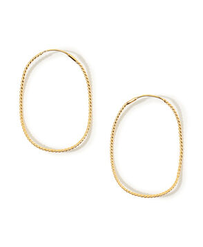 BAR Jewellery TWISTED CONTOUR  ゴールド ピアス