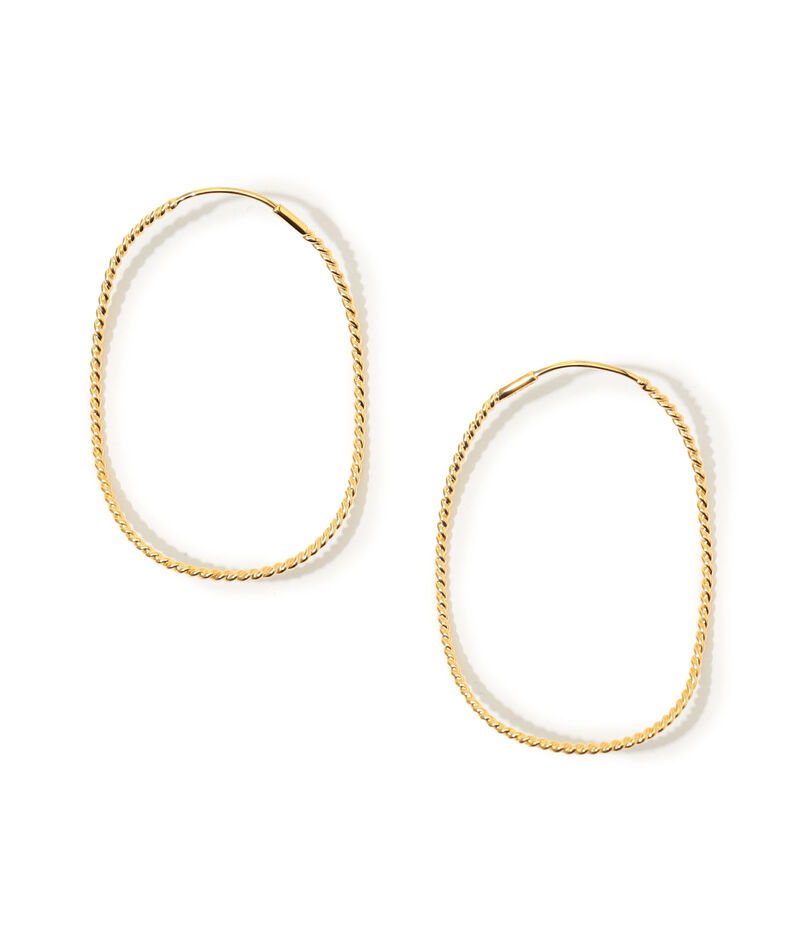 BAR Jewellery TWISTED CONTOUR  ゴールド ピアス
