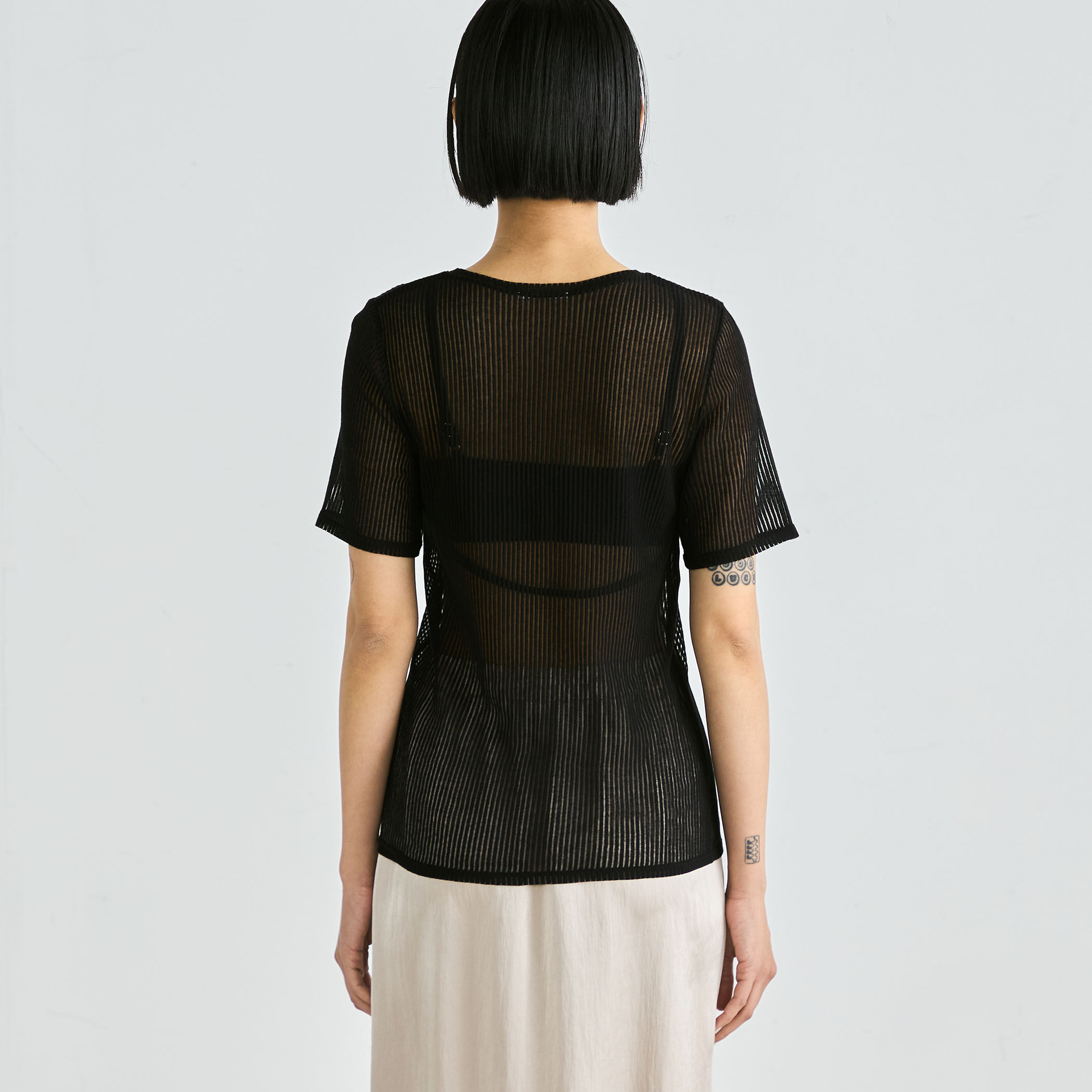 【shorさま専用】【新品・未使用】ハーフスリーブトップ 0624【ブラック】 shorさま専用】【新品・未使用】ハーフスリーブトップ 0624