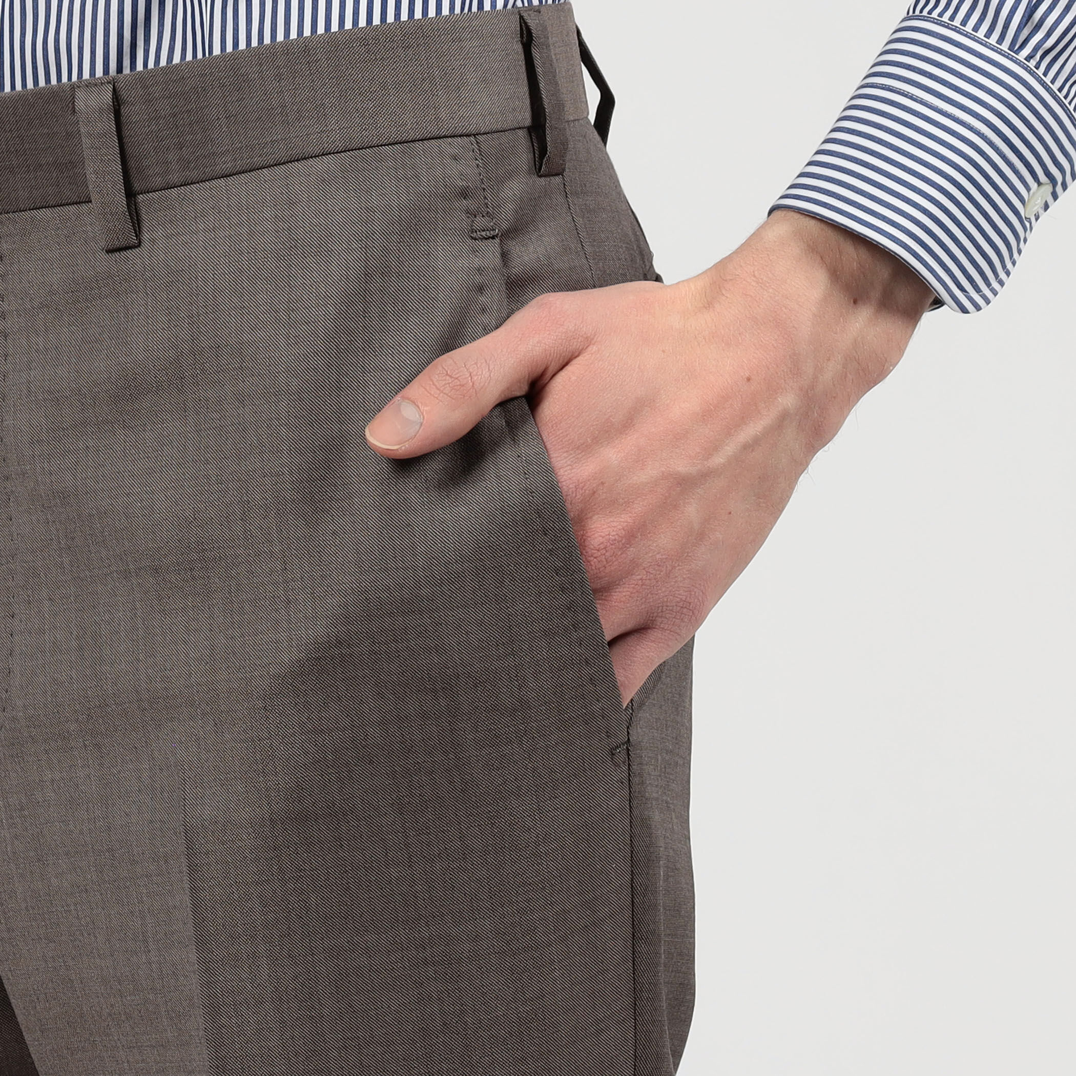 TROFEO ウール シングルブレステッド2Bスーツ E.Zegna