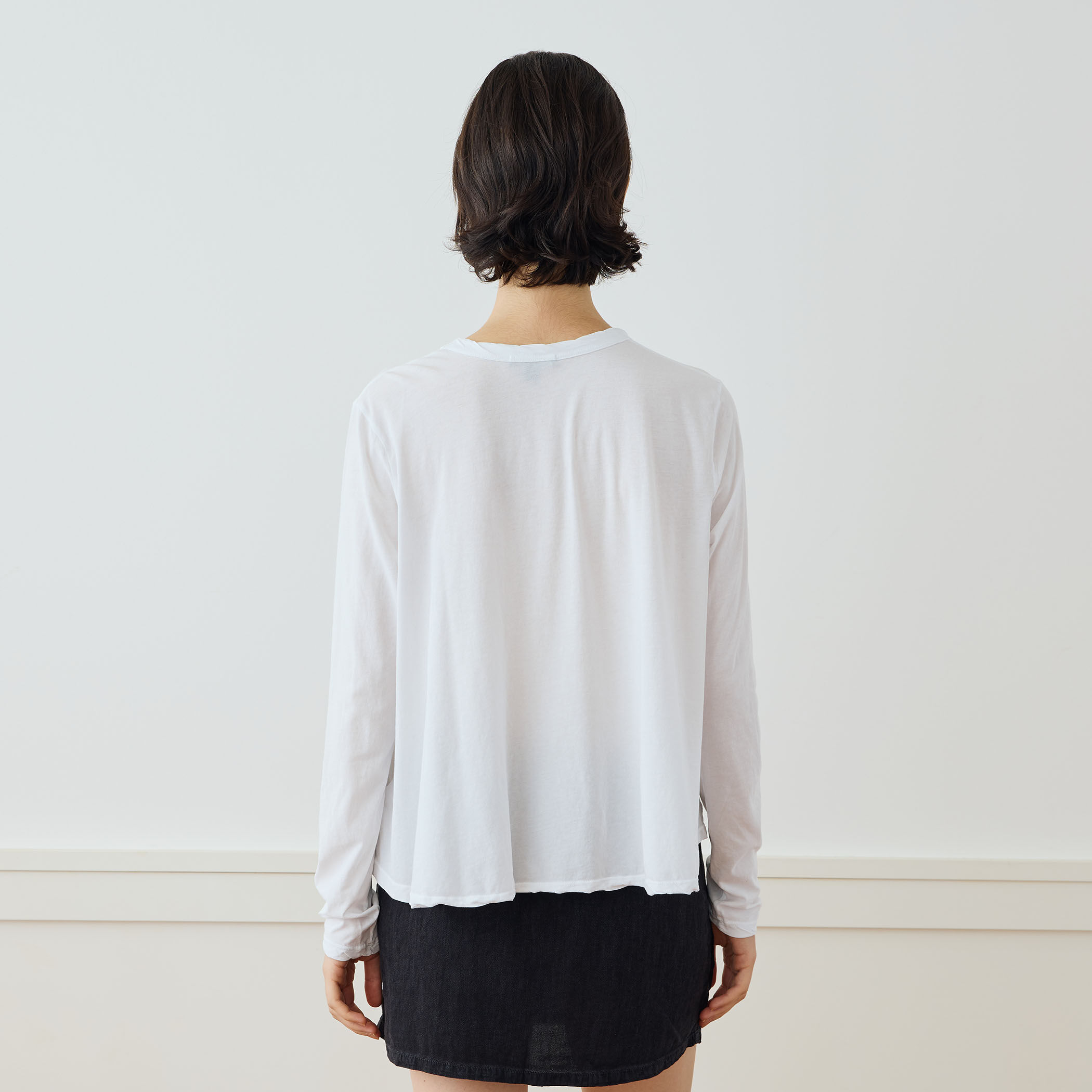 コットンジャージー レギュラーカラーシャツ JAMES PERSE コットンジャージー AラインTシャツ WHGF3943｜トゥモローランド 公式