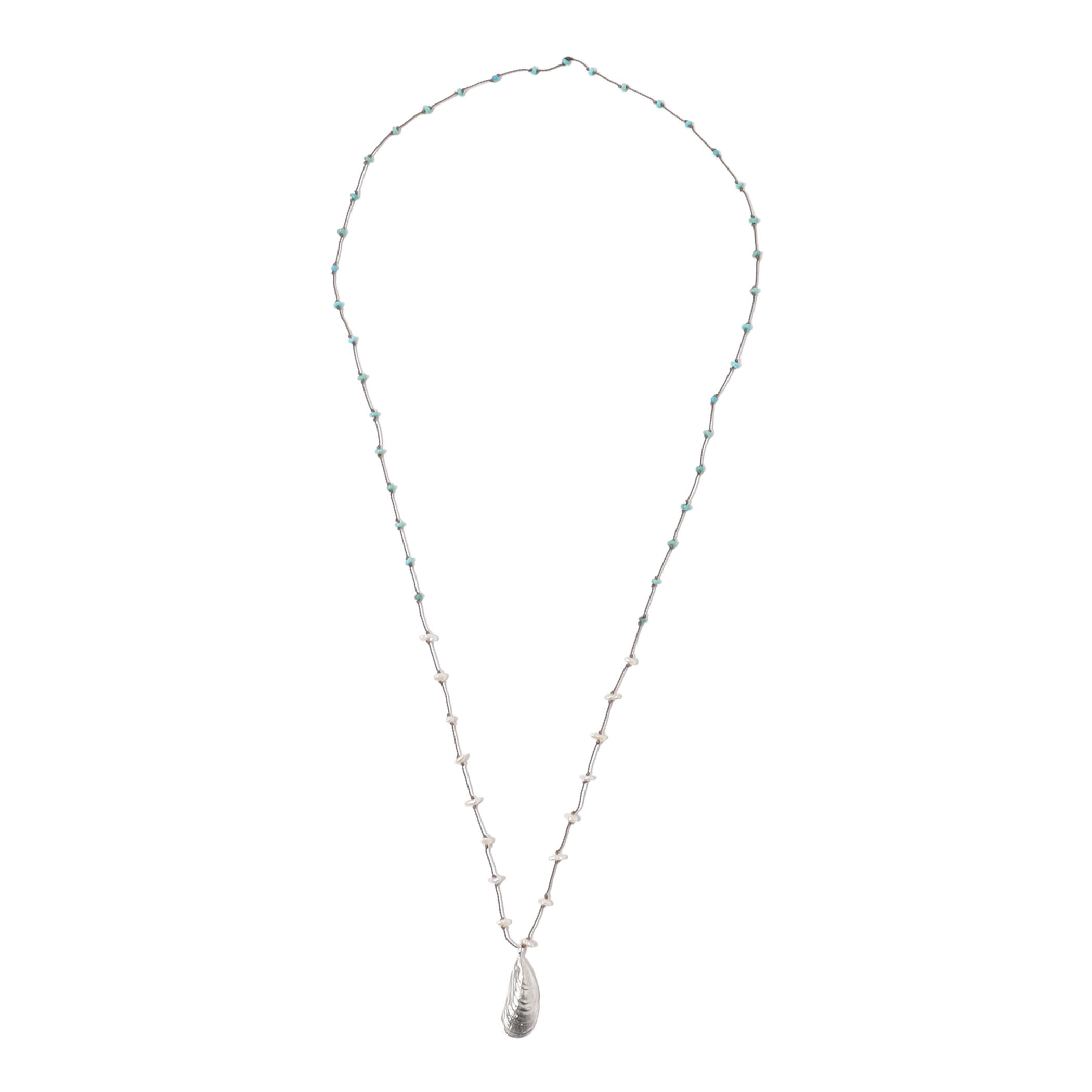 SEE REAL FLOWERS Silver Shell ネックレス｜トゥモローランド 公式サイト