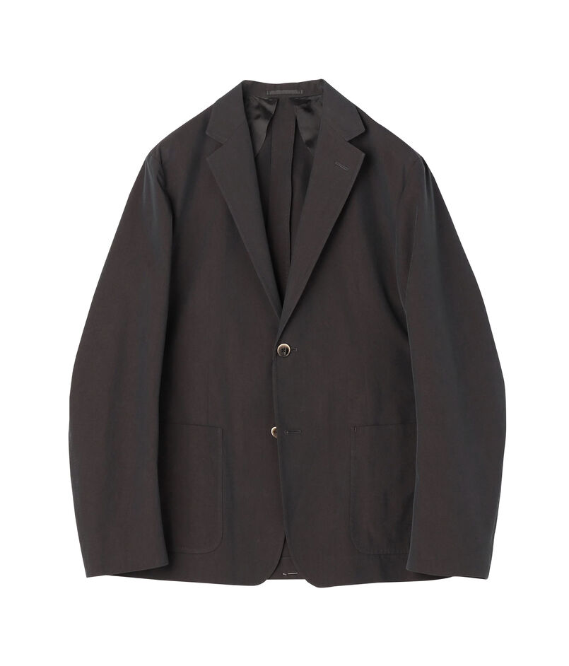 コットンナイロンシャンブレー シングルブレステッド 2Bジャケット FABRICA