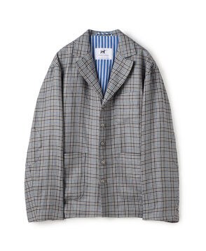 Chato Lufsen ANTOINE D'ATELIER リネン チェック ワークジャケット