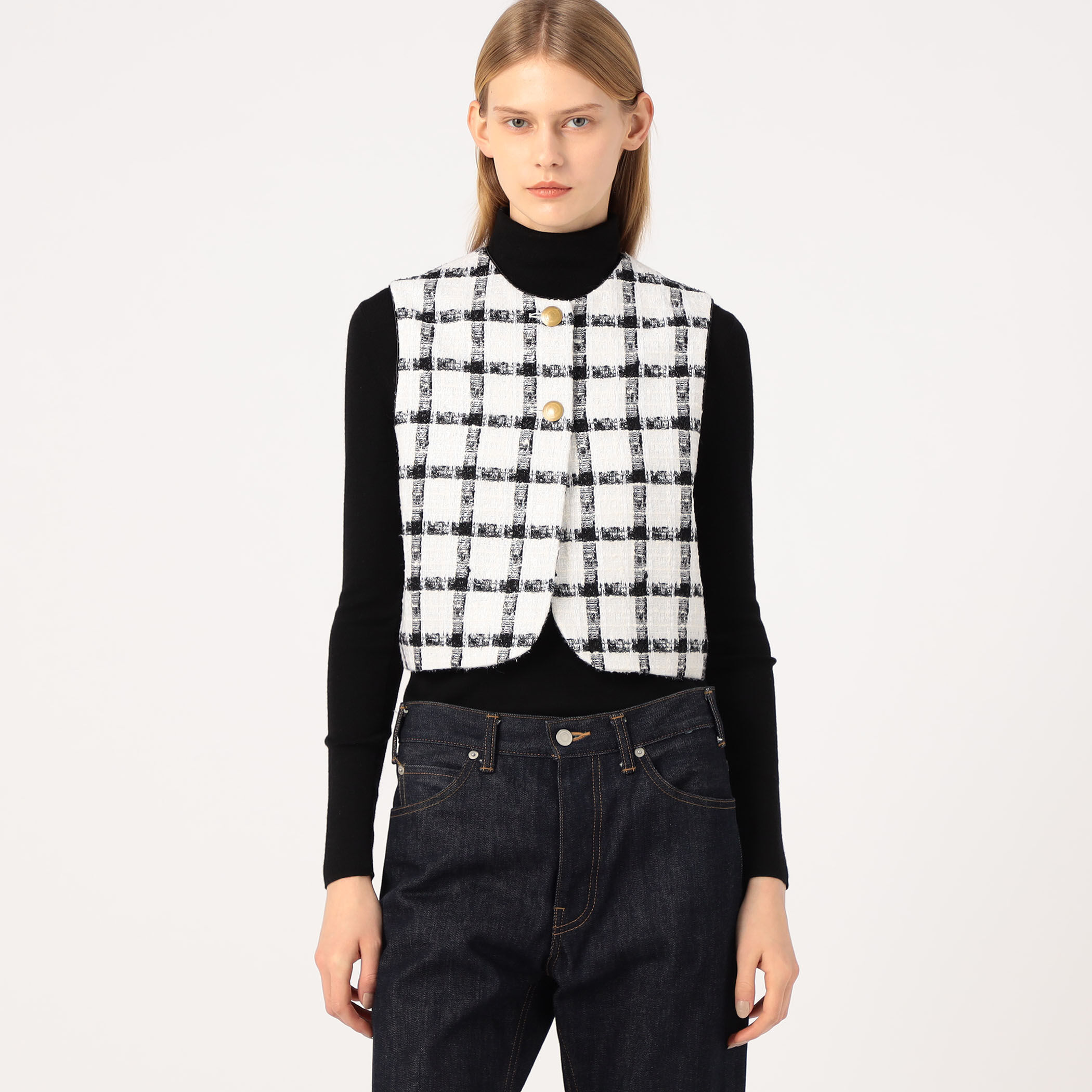 タッタースパンコール 2-wayジレ｜トゥモローランド 公式通販