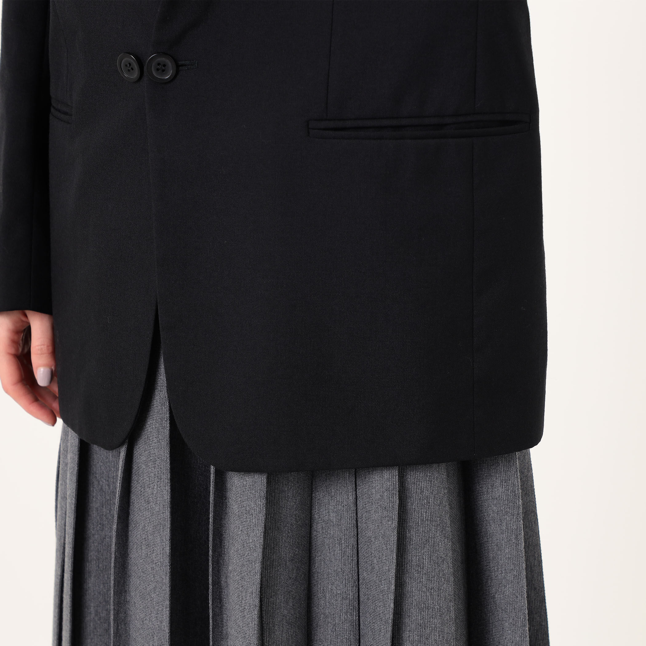 MARINA YEE Origami Round Lapel ウールジャケット｜トゥモローランド