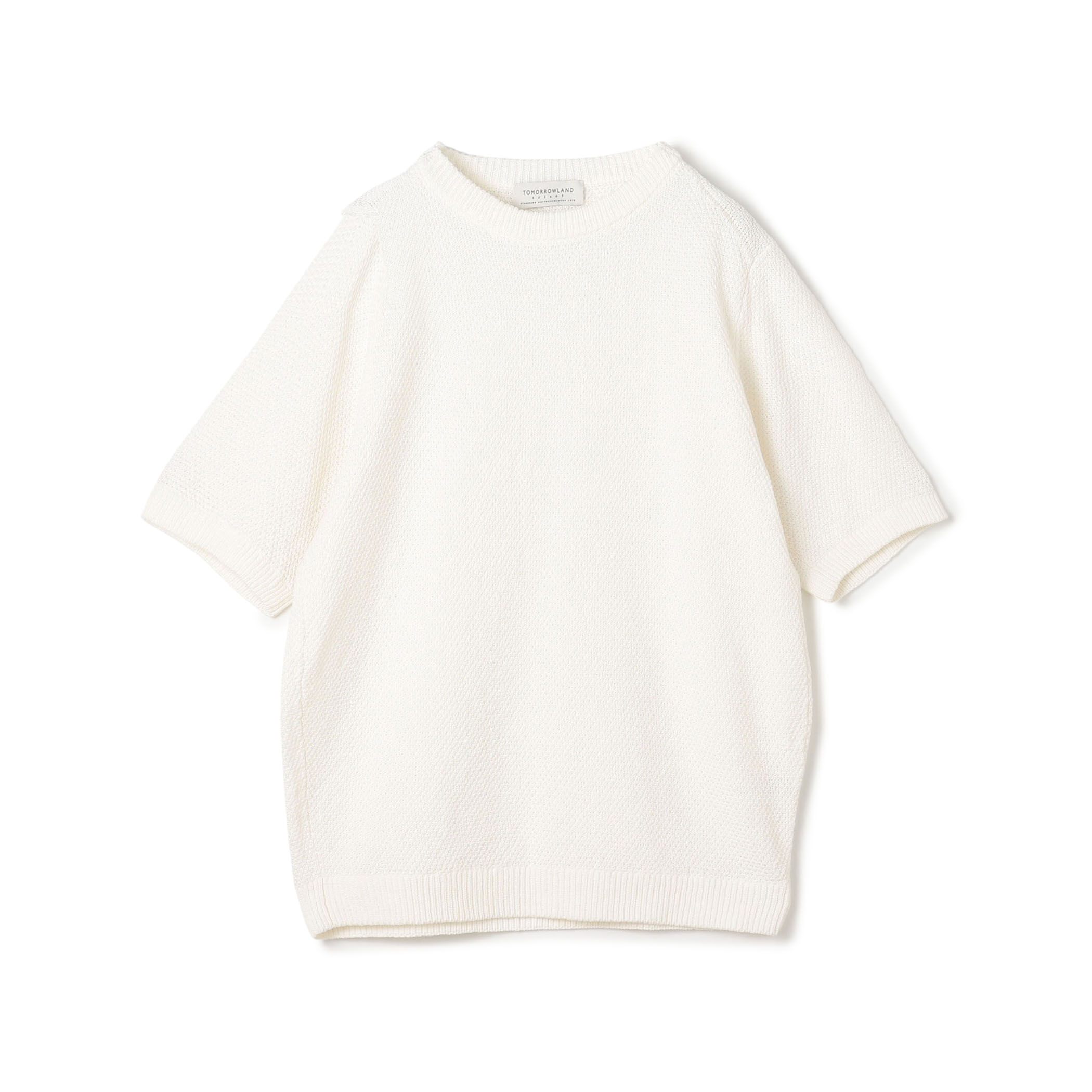 TOMORROWLAND tricot コットンリネン クルーネックプルオーバー