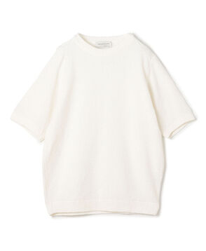 TOMORROWLAND tricot コットンリネン クルーネックプルオーバーニット