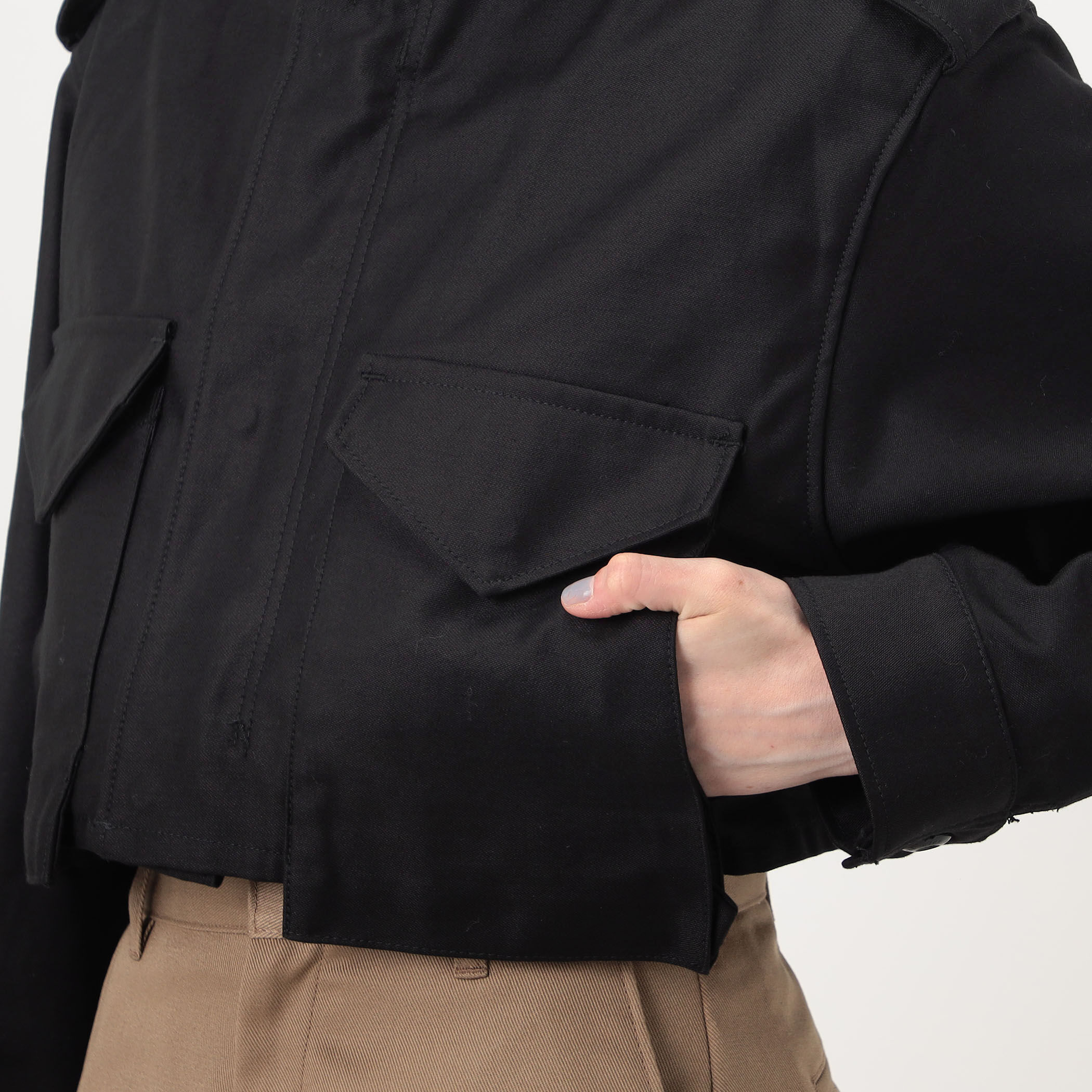 HYKEクロップドジャケット TYPE M-51 FIELD CROPPED JACKT M-51フィールドクロップドジャケット