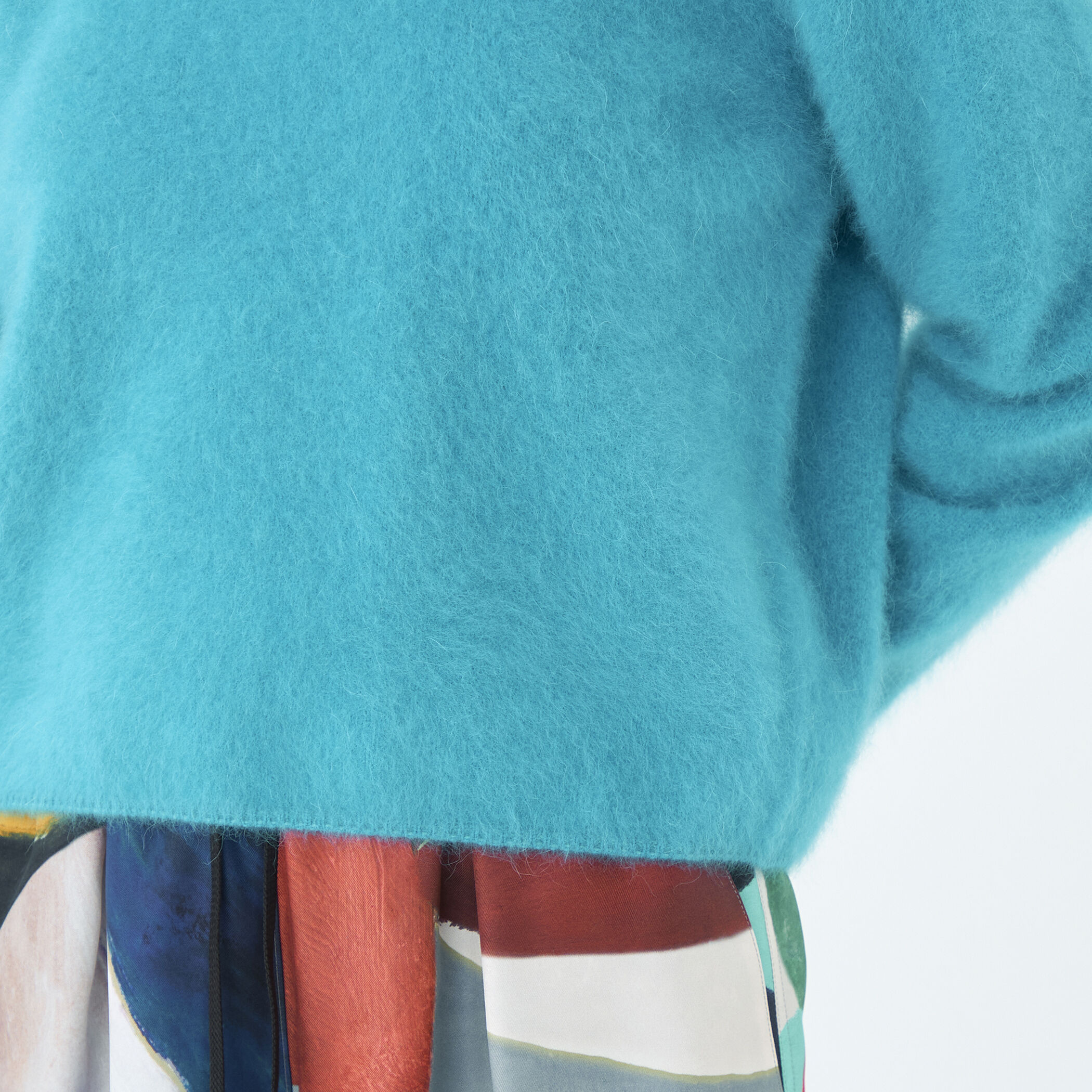 Ballsey トゥモローランド　ボーダー　vネックニット フラッフィーヤーン Vネックプルオーバー｜トゥモローランド 公式サイト