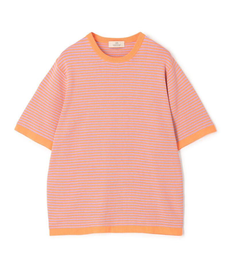 シーアイランドコットン クルーネックプルオーバーニットTシャツ
