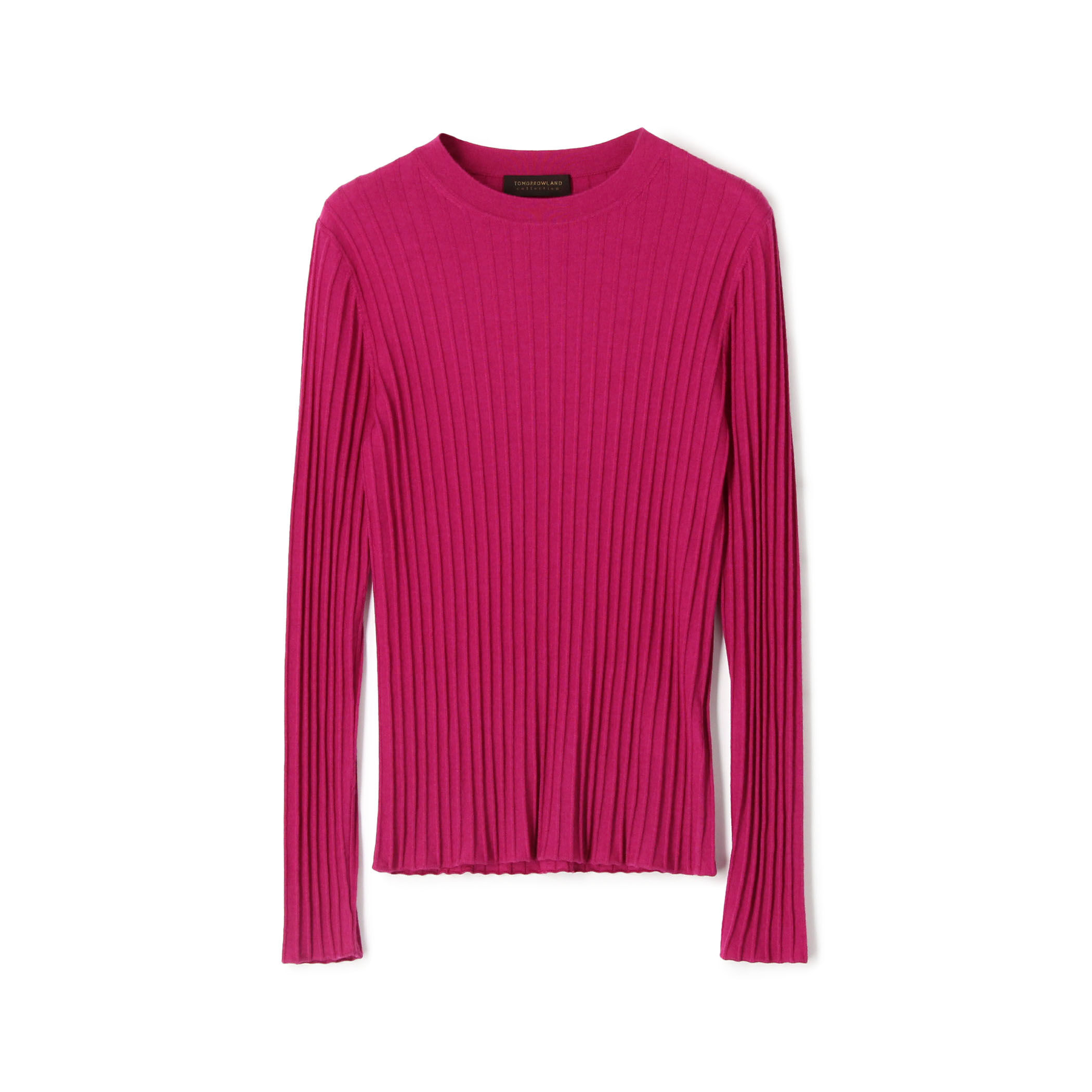 カシミヤシルクリブ クルーネックプルオーバー｜トゥモローランド 公式通販