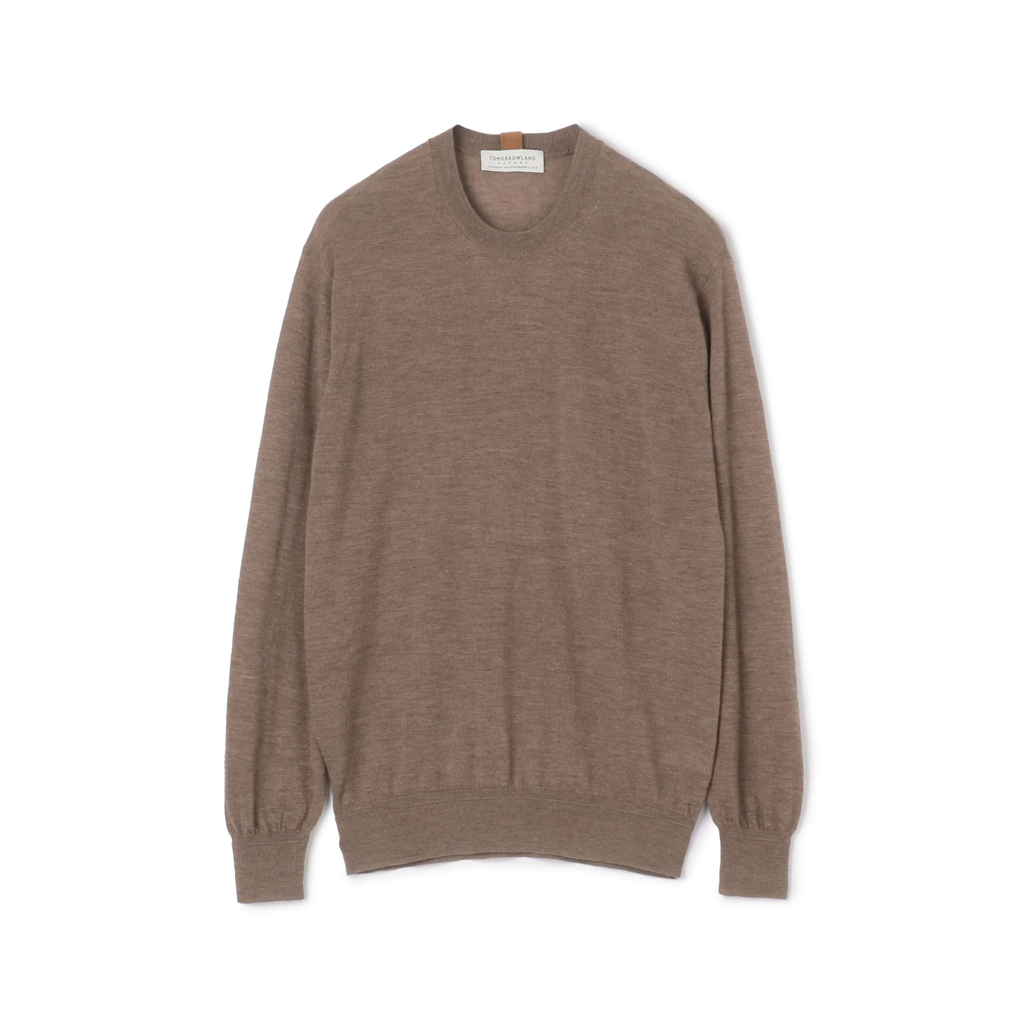 [INIS MEA'IN] ウール　カシミヤ混　長袖　クルーネック　ニット　平織 洗える】カシミヤブレンド ハイネック ニット / 23区 L | ファッション