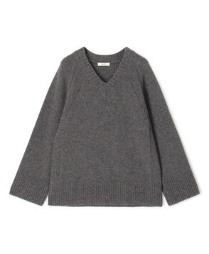 【WEB先行予約】ラムカシミヤ Vネックプルオーバー