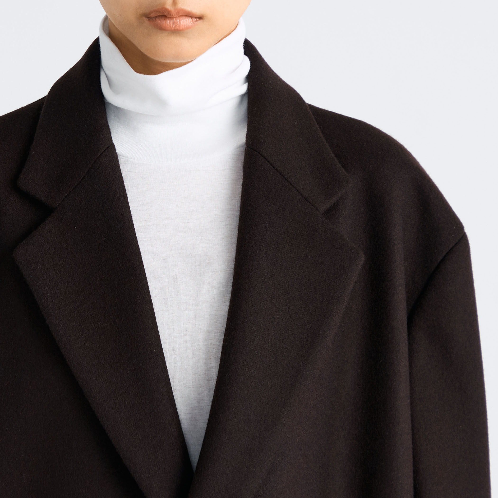 Super120’s メルトンチェスターコート ネイビー COAT ファッション UNITED TOKYO Super120'sメルトンチェスター