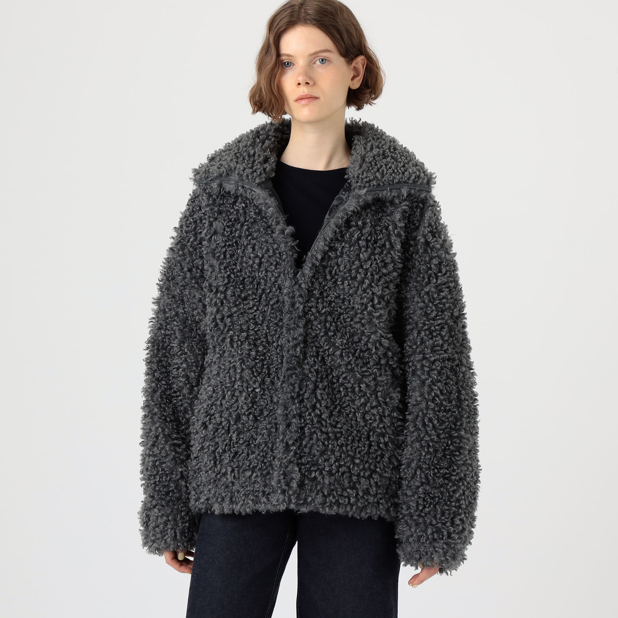 Acne Studios フェイクファーボンバージャケット｜トゥモローランド