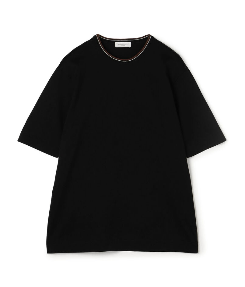 スーピマコットン ニットコンビ ハーフスリーブカットソー