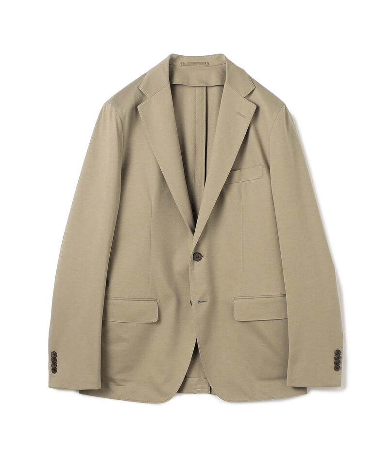 コットンポリエステル ストレッチツイル シングルブレステッド2Bジャケット