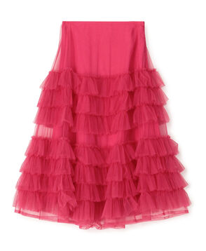 Molly Goddard SOFT TULLE MIDI SKIRT
