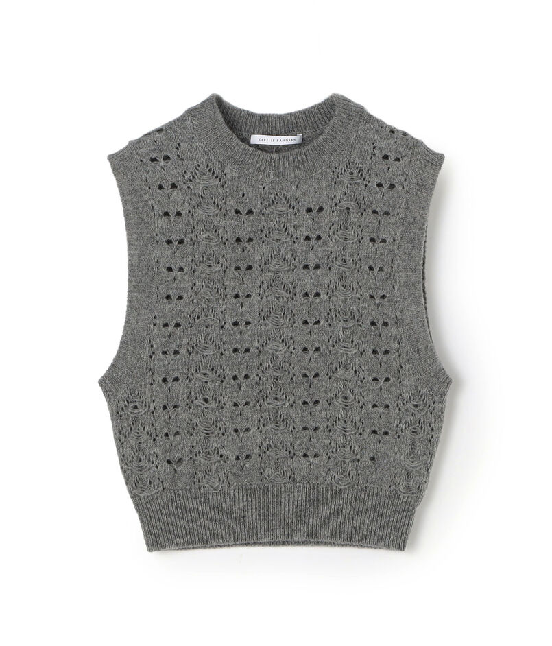 CECILIE BAHNSEN BRISA VEST ニットベスト