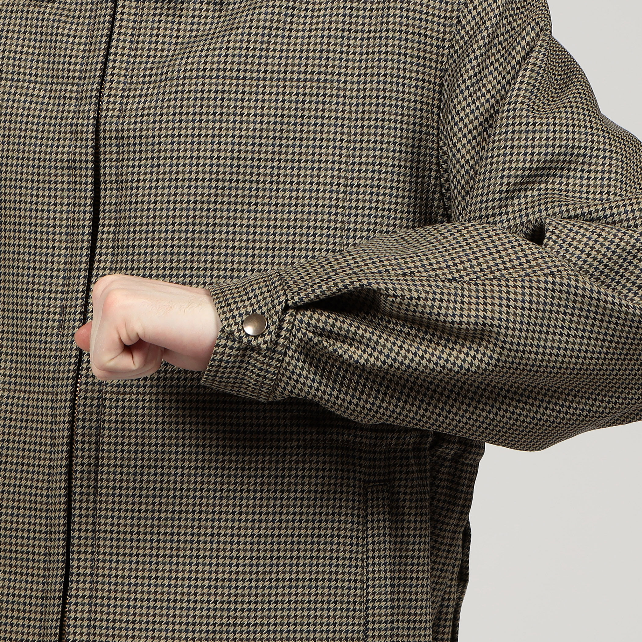 □ポリエステル ガンクラブチェックブルゾン｜トゥモローランド 公式通販