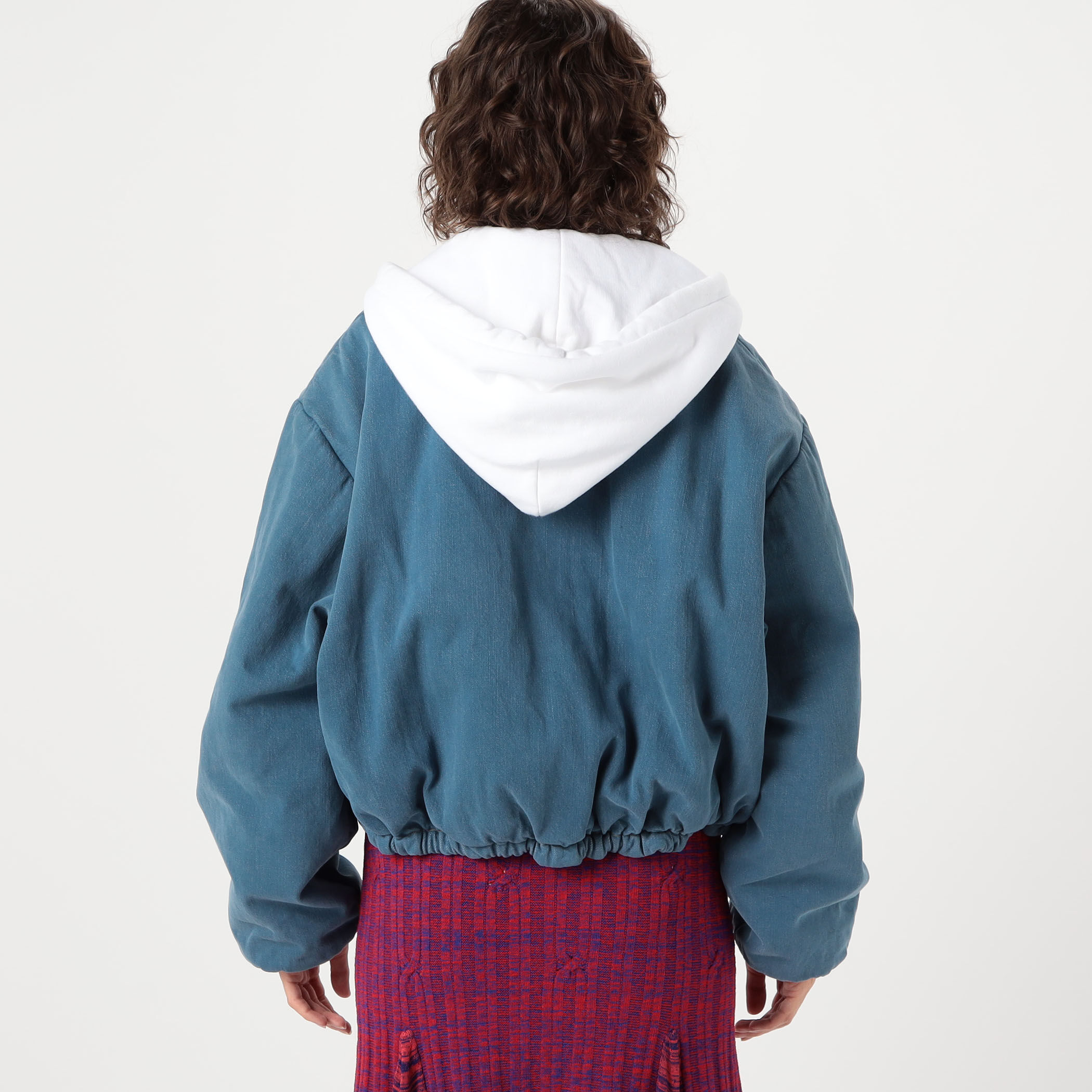 21AW Meryll Rogge メリルロッゲ ライナー トレンチコート 34 MERYLL ROGGE DRAPED CARDIGAN W BROOCH LILAC | AYIN